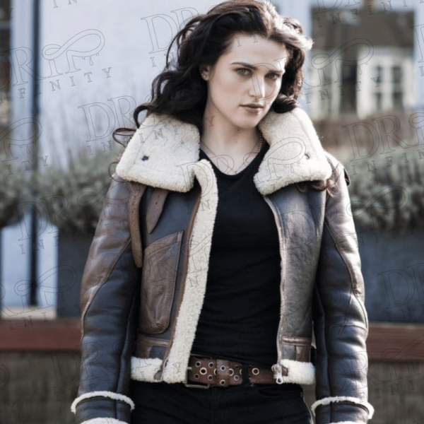DRIP INFINITY: Katie McGrath Shearling Jacket