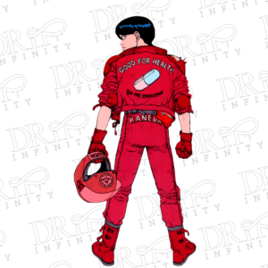 DRIP INFINITY: Cyberpunk 2077 Akira Kaneda Capsule Jacket (Back)