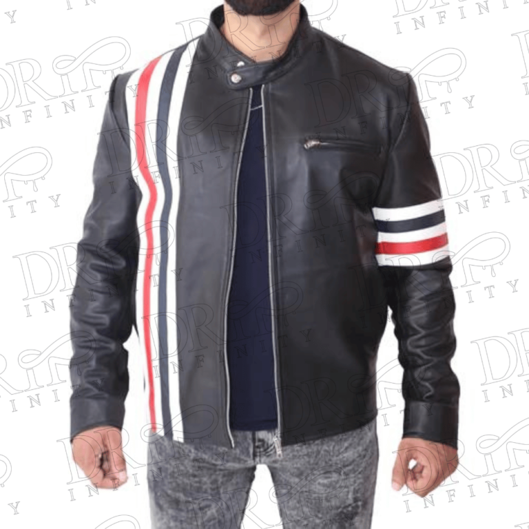 DRIP INFINITY: Easy Rider Captain America Leather Jacket