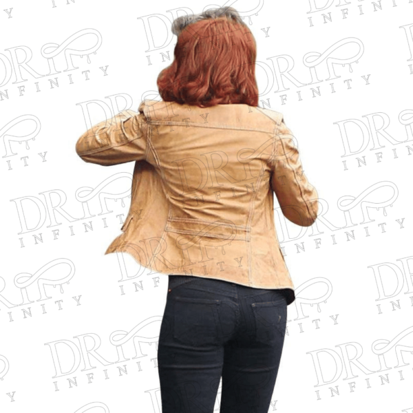DRIP INFINITY: Scarlett Johansson The Avengers Leather Jacket (back)