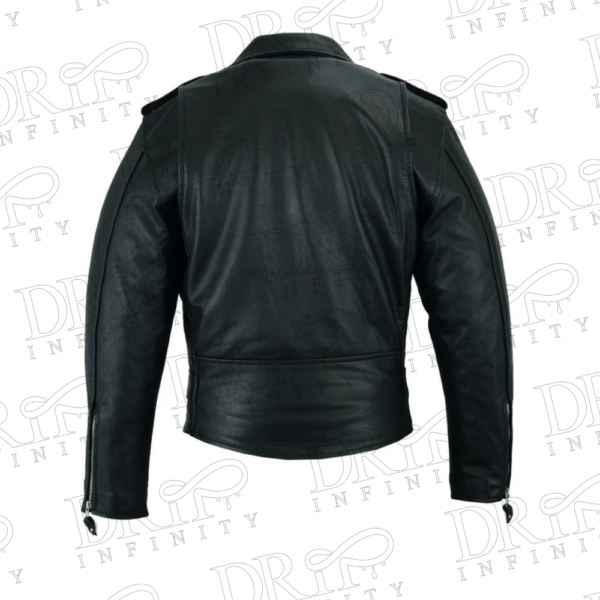 DRIP INFINITY: Men's Classic Brando Biker Leather Jacket