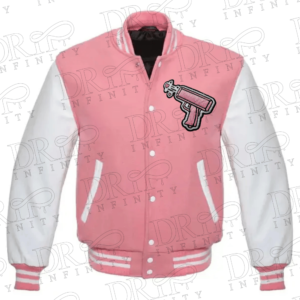 DRIP INFINITY: Halloween Pink Varsity Jacket (Limited Edition )