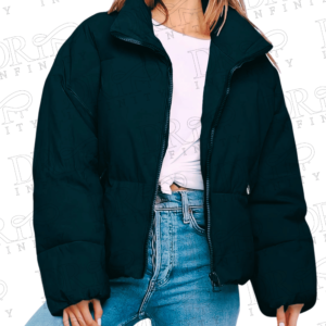 DRIP INFINITY: Women's Winter Cropped Puffer Jacket
