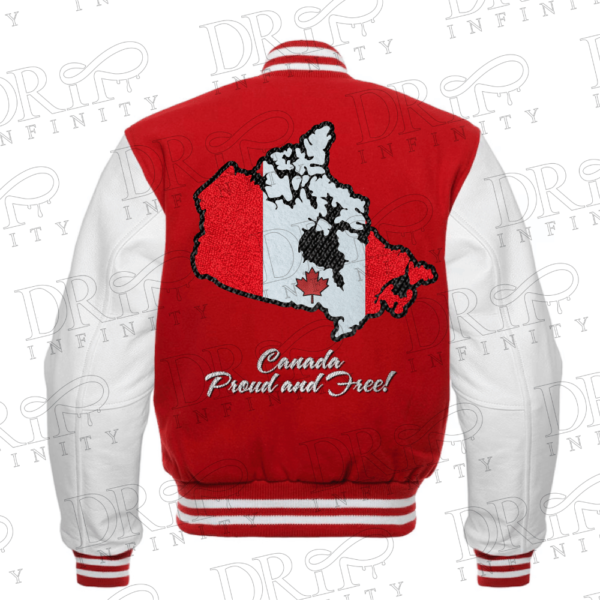DRIP INFINITY: Vintage 1998 Canada Red Varsity Jacket