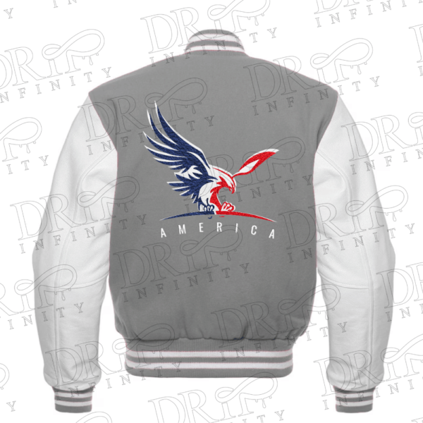 DRIP INFINITY: USA Eagle Letterman Varsity Jacket