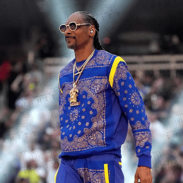 Drip Infinity: Snoop Dogg Super Bowl Halftime Bandana Tracksuit