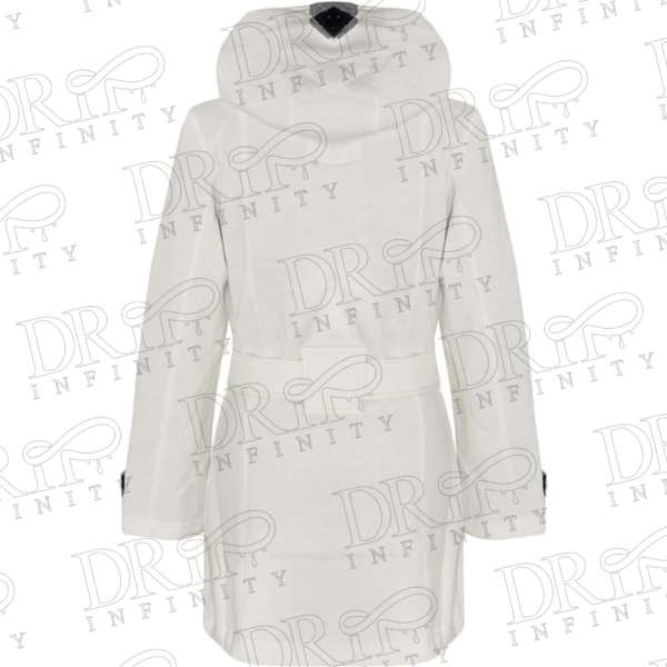 Drip Infinity: Teen Girls Cream Outfit Winter Warm Double Breasted Wool Christmas Coat 2024