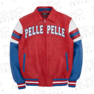 DRIP INFINITY: Pelle Pelle Arches Leather Varsity Jacket (Limited Edition)