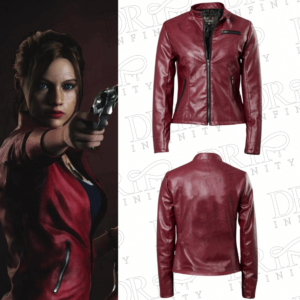 DRIP INFINITY: Claire Redfield Resident Evil 2 Leather Jacket