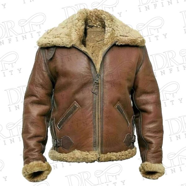 Men's RAF B3 Pilot Shearling Brown Leather Jacket