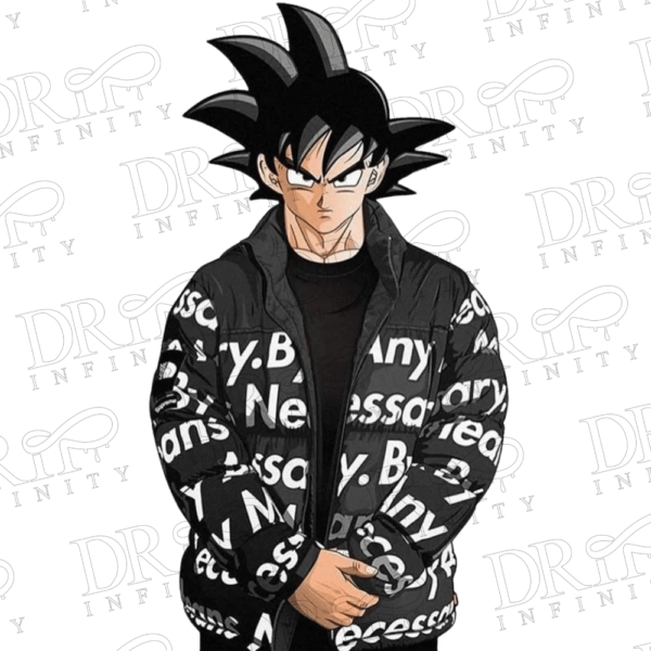 DRIP INFINITY: Goku Drip Puffer Jacket