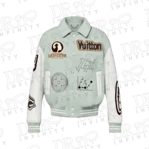 DRIP INFINITY: Louis Vuitton Aqua Varsity Jacket