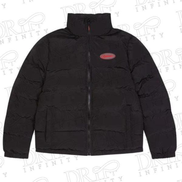 DRIP INFINITY: Trapstar Hyperdrive Puffer Jacket (Black/Red)