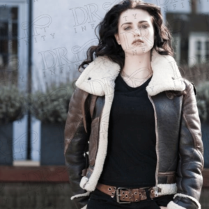 DRIP INFINITY: Katie McGrath Shearling Jacket