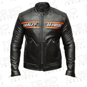 DRIP INFINITY: Bill Goldberg Harley Davidson Biker Leather Jacket