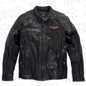 DRIP INFINITY: Harley Davidson Detonator Biker Leather Jacket