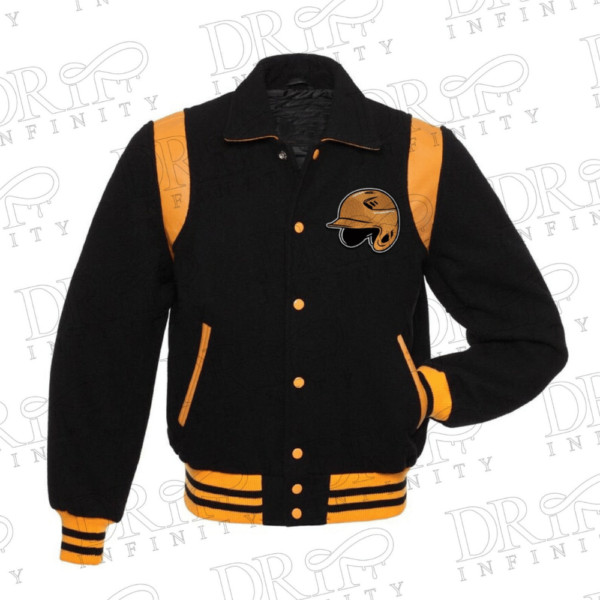 DRIP INFINITY: Baseball Team Letterman Varsity Jacket 