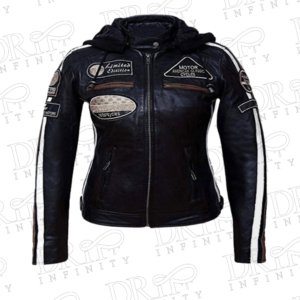 DRIP INFINITY: Harley Davidson Women's Biker Leather Jacket