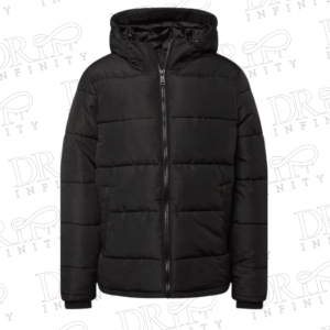 DRIP INFINITY: Men's Black Padded Puffer Jacket