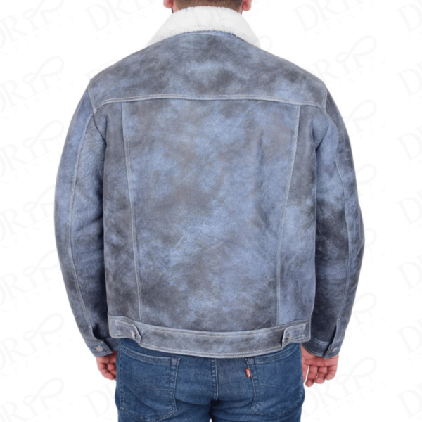 DRIP INFINITY: Men’s Real Sheepskin American Shearling Trucker Jacket (Limited Edition)